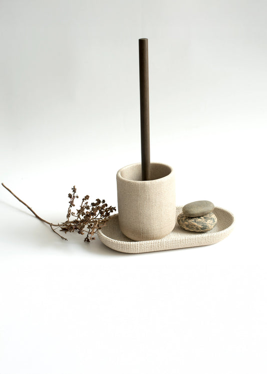 TOILET BRUSH HOLDER BEIGE - SKYTB-019