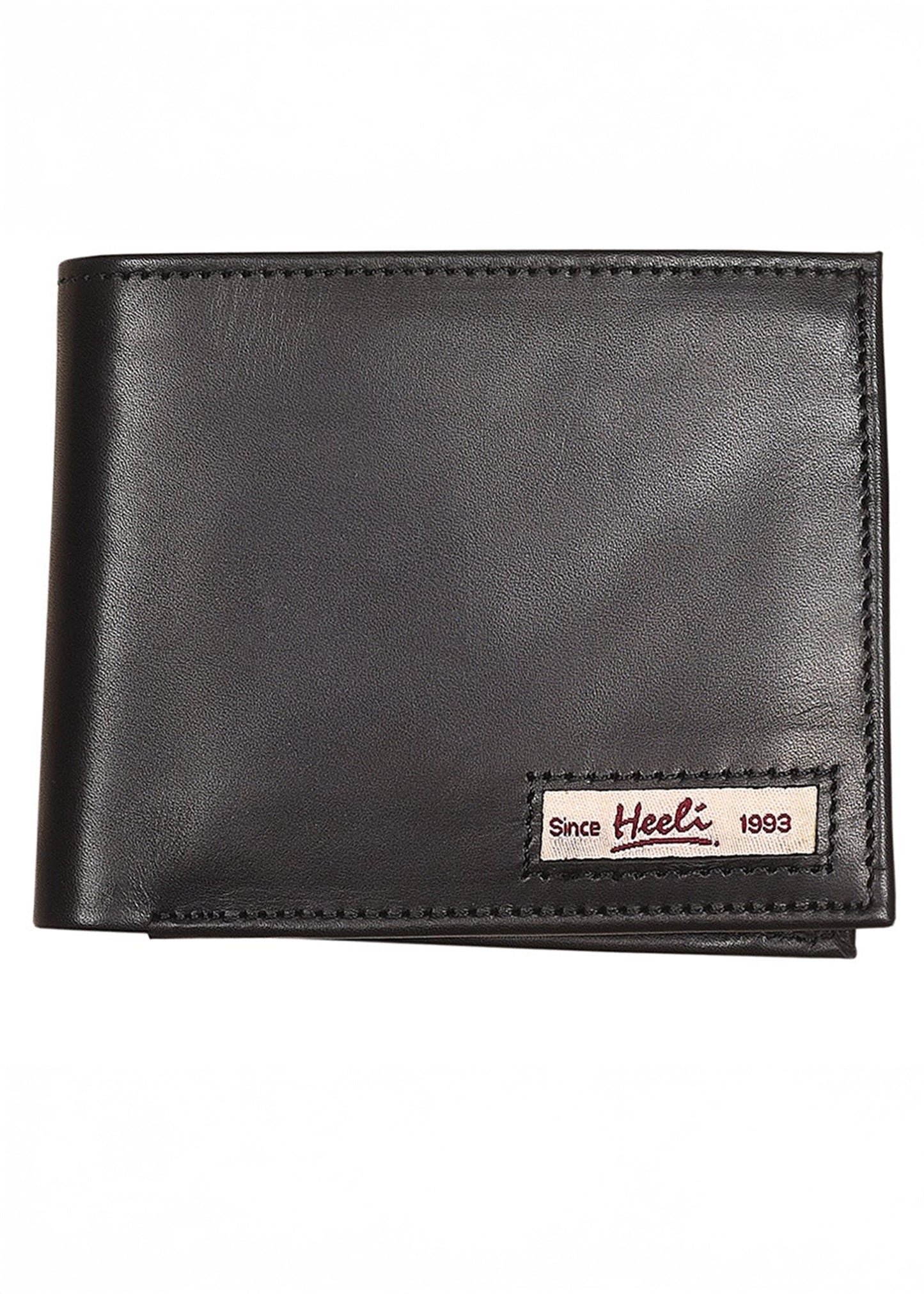 HEELI LEATHER WALLET BLACK - WLT 790