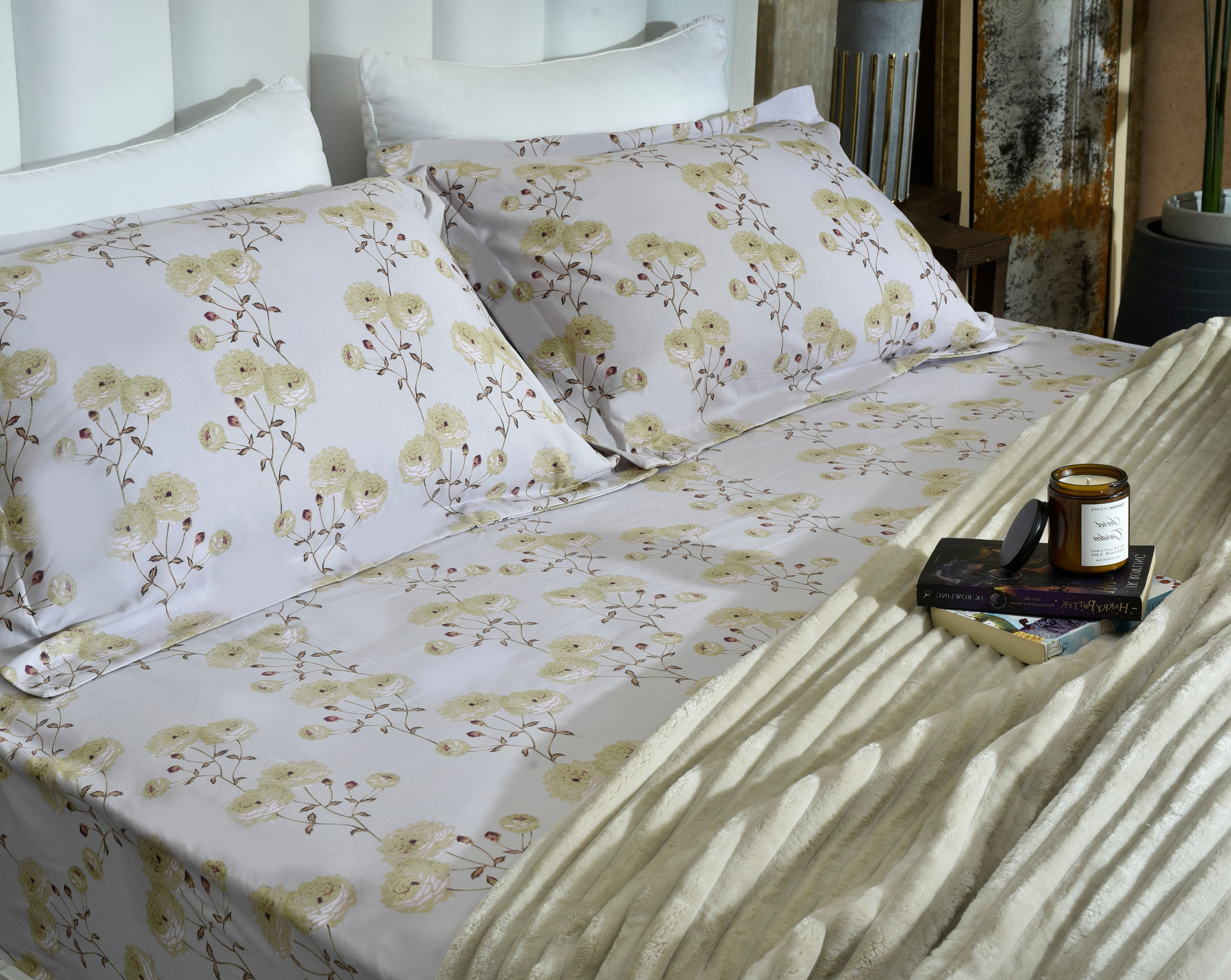 Bed Sheet Sheet Version Flora | ChenOne Home Textile