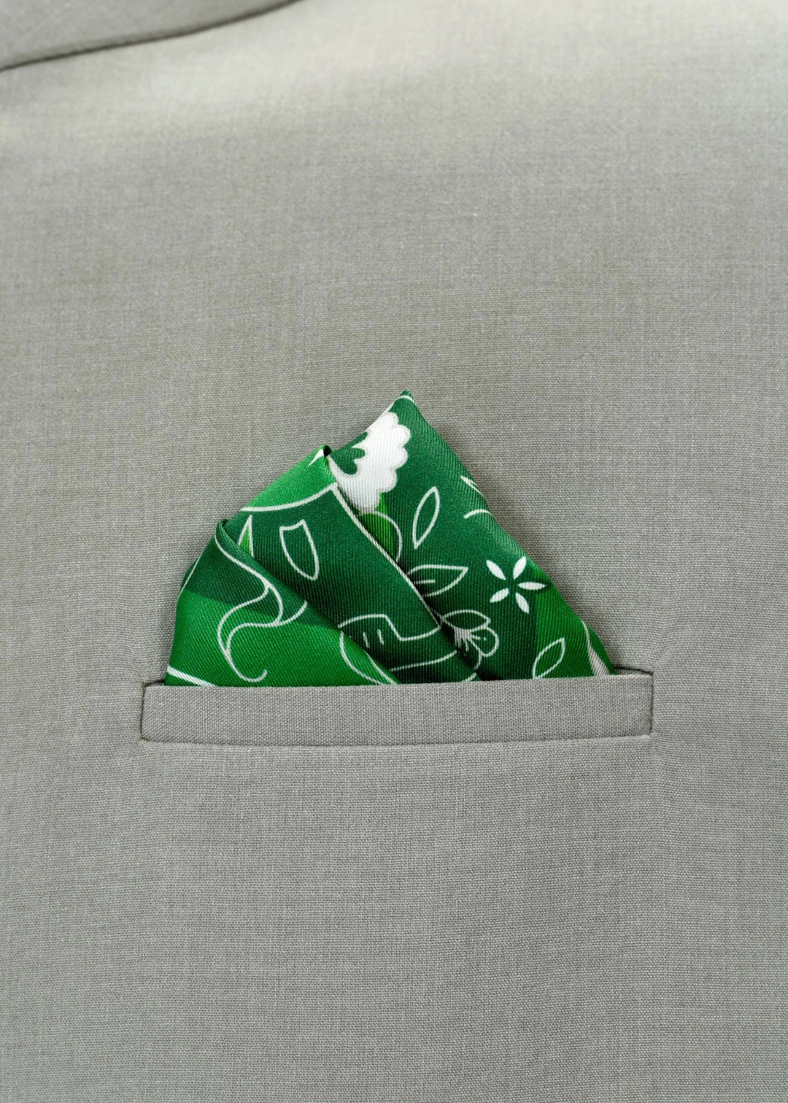 UNITY SQUARE 100% TWILL SILK POCKET SQUARE