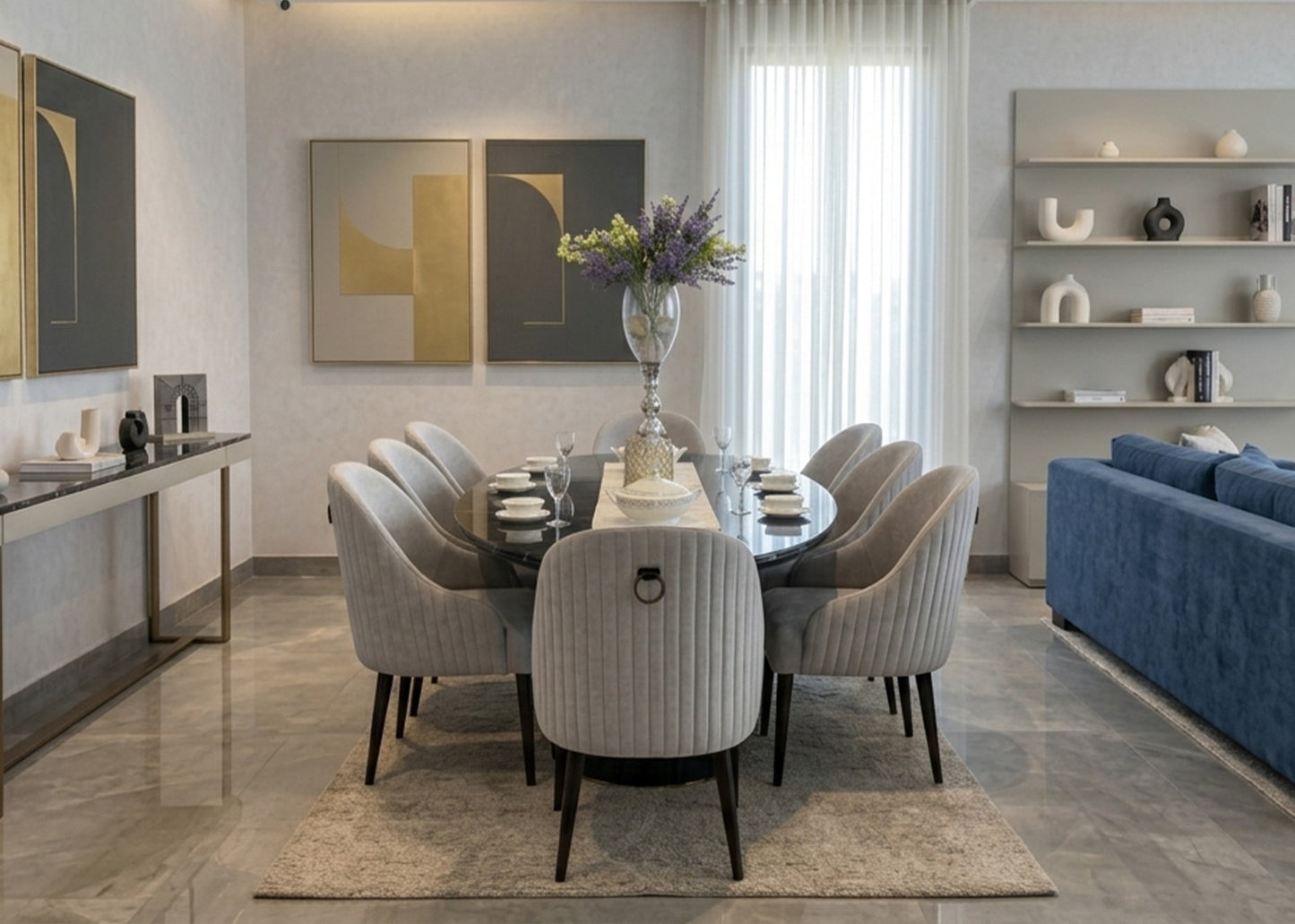 INLAY DINING TABLE