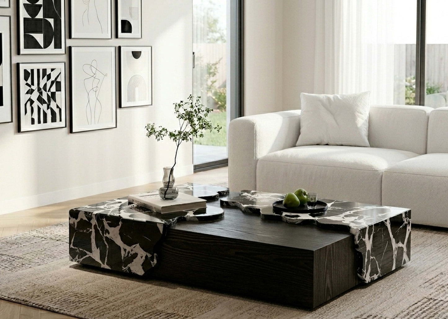 OPHELIA PORTORO MARBLE CENTER TABLE