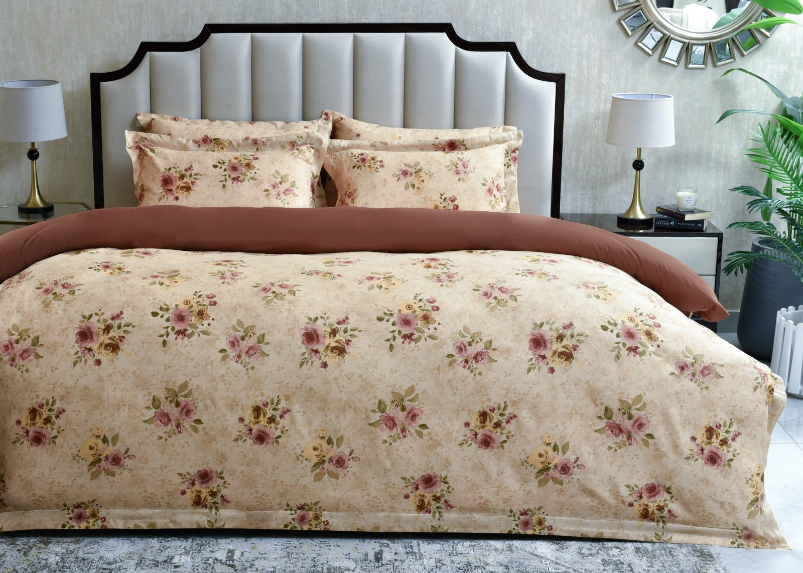 Quilt Cover Golden Orchid | ChenOne Home Textile