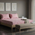 COTTON BED SHEET SET KING D18