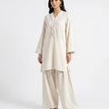 LDS-7296 CO-ORD SET OFF WHITE