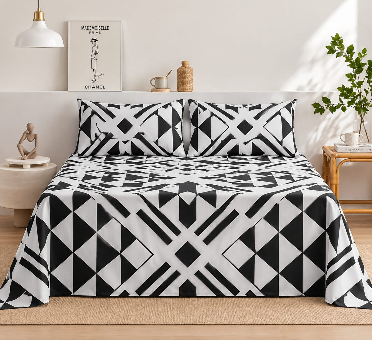 Home  Cotton Bed Sheet D59