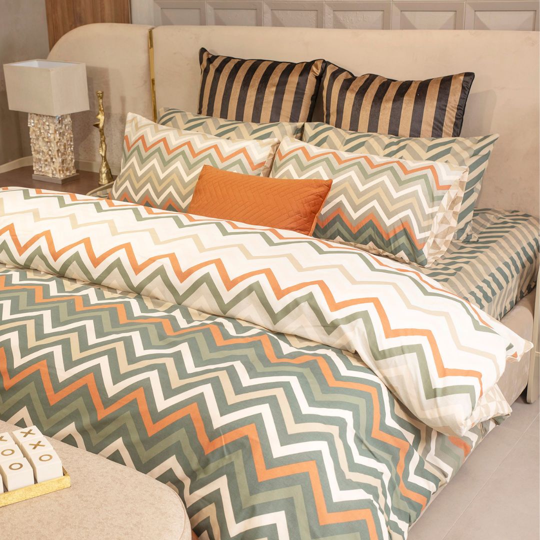 Picture of BED SHEET MAIN VERSION CHEVRON-25 - Chenone Official - Online Shopping