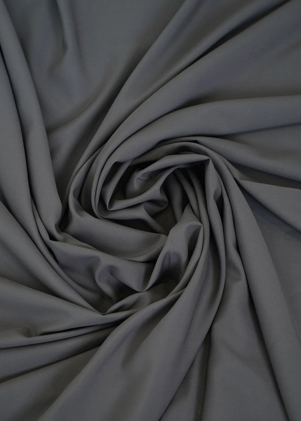 Women's winter wash-and-wear fabric, grey, with visible folds and drape detail