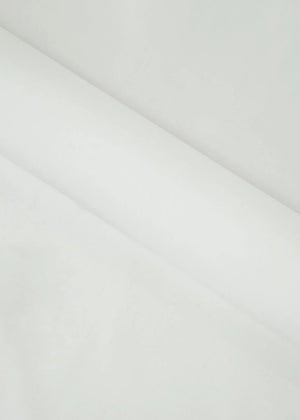 Oyster wash-and-wear fabric in light cream, smooth woven texture