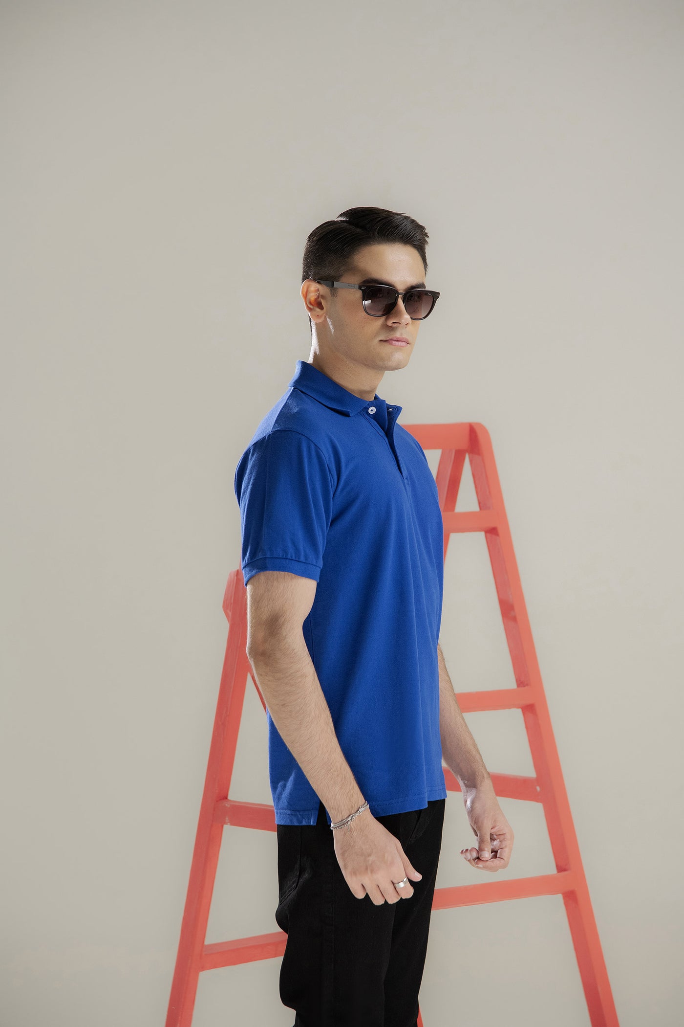 Picture of GTS-B3940 POLO SHIRT BLUE - Chenone Official - Online Shopping