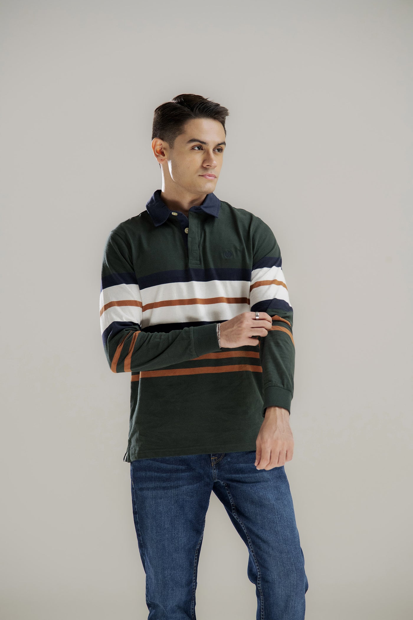 Picture of GTS-B4122 FULL SLEEVE POLO SHIRT P51388 - Chenone Official - Online Shopping