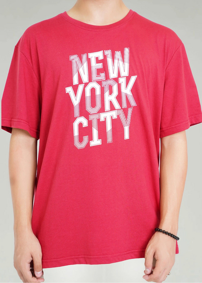 Picture of GTS-B4201 ROUND NECK T-SHIRT MAROON - Chenone Official - Online Shopping