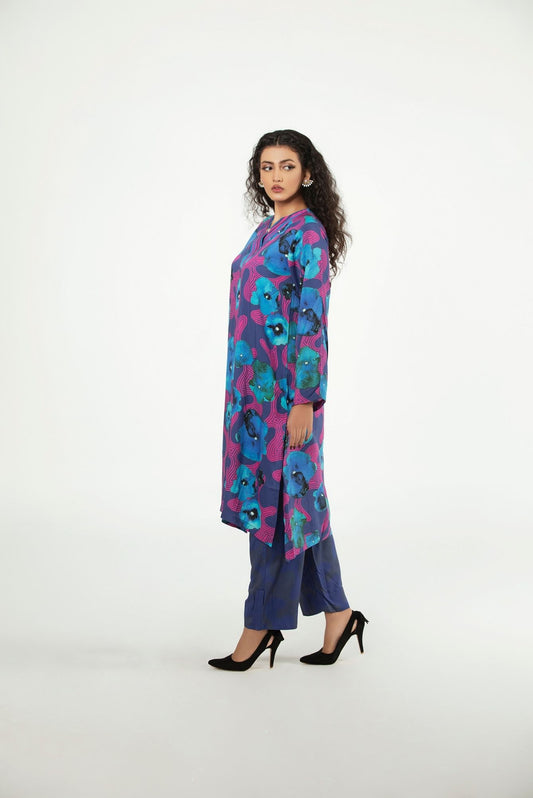 Picture of LDS-6957 2 PCS SUIT (S/T) BLUE - Chenone Official - Online Shopping