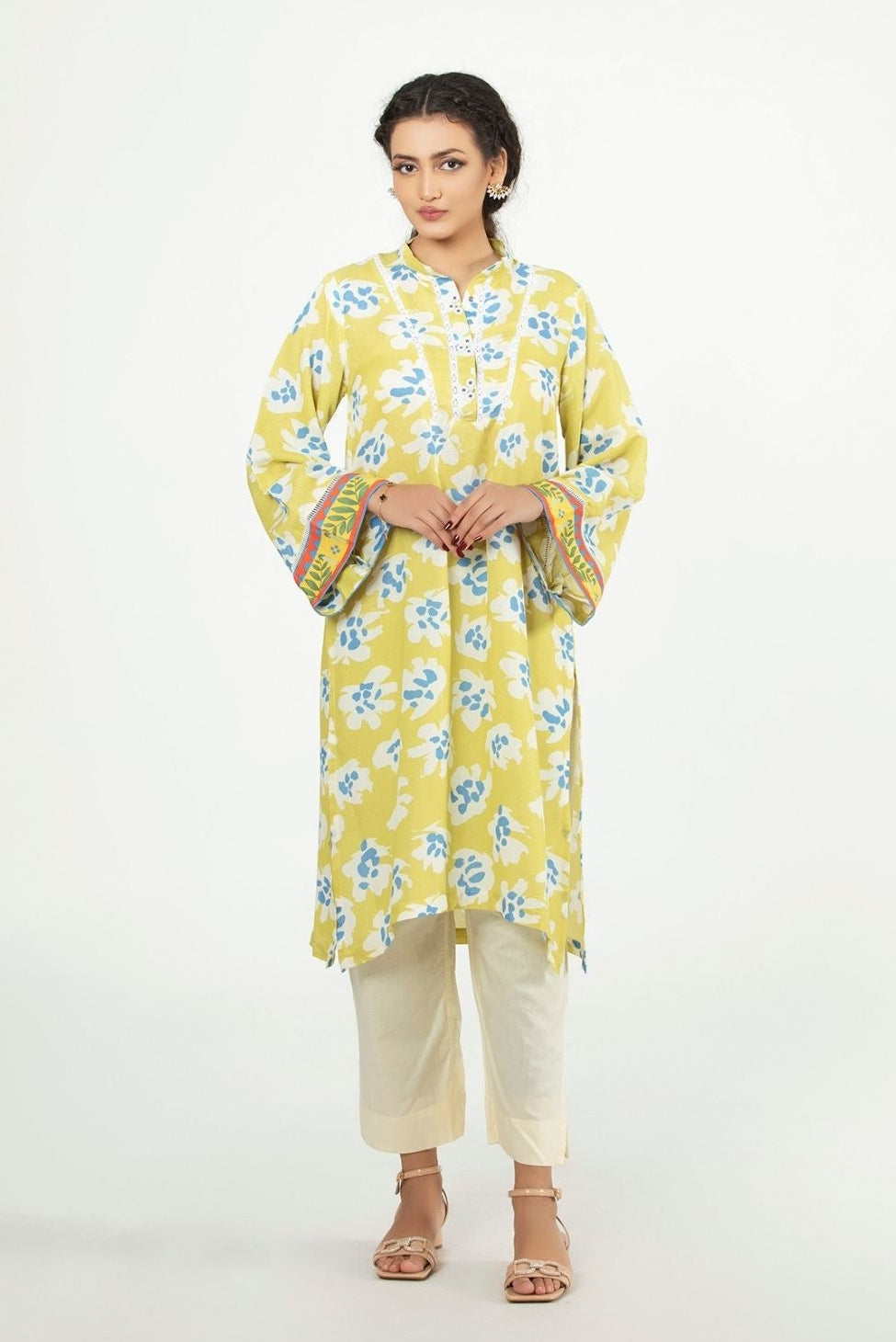 Picture of LDS-6958 CASUAL SHIRT PARROT GREEN - Chenone Official - Online Shopping