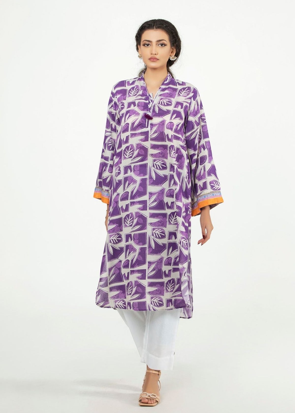 Picture of LDS-6959 SHIRT CASUAL PURPLE - Chenone Official - Online Shopping