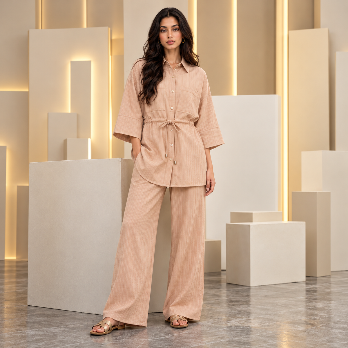 Women's winter Co-ord set Skin