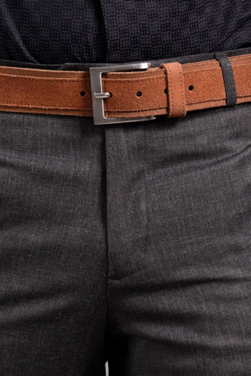 Suede Belt Brown – Chenone Official