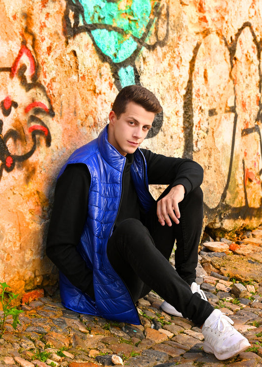 Picture of GTS-6250 FASHION JACKET SLV LESS BLUE - Chenone Official - Online Shopping