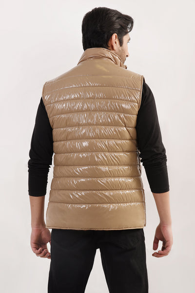 GTS-6250 FASHION JACKET SLV LESS BEIGE