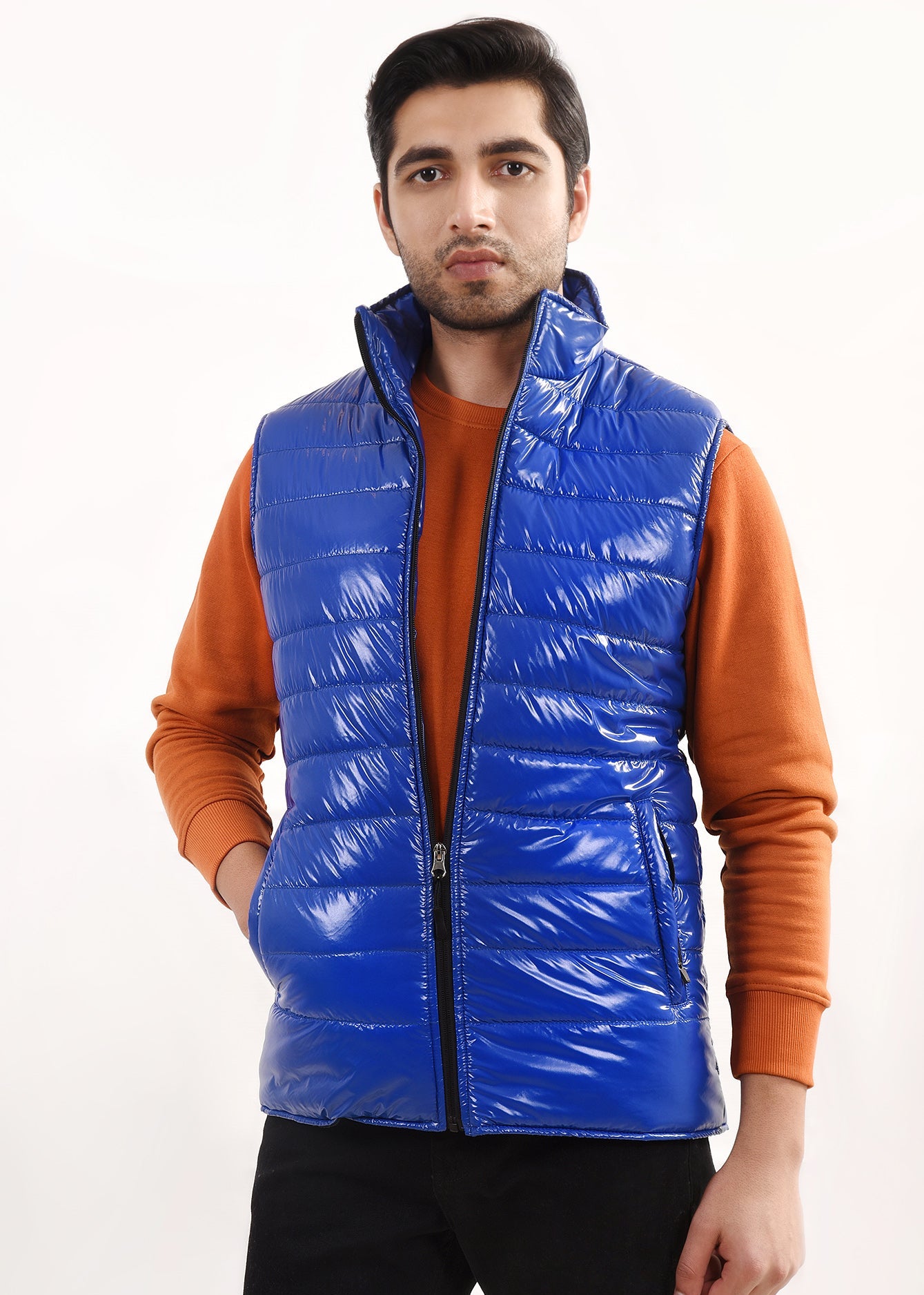 Picture of GTS-6250 FASHION JACKET SLV LESS BLUE - Chenone Official - Online Shopping