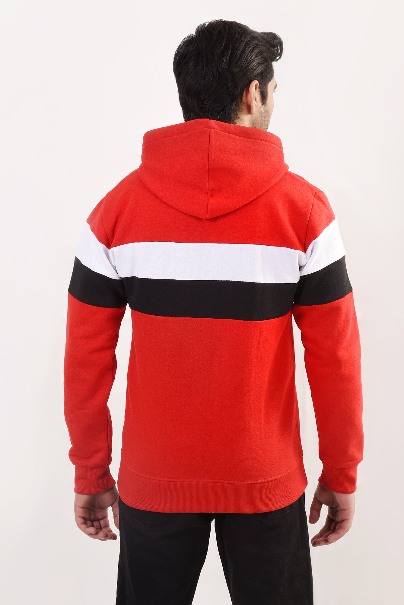 GTS-B3746 PULL OVER HOODIE RED