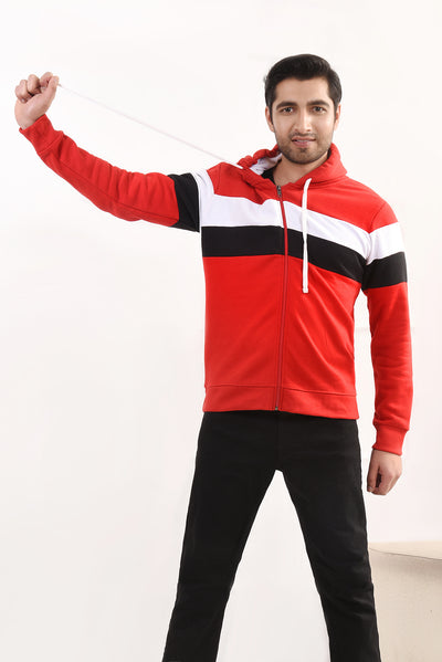 GTS-B3746 PULL OVER HOODIE RED