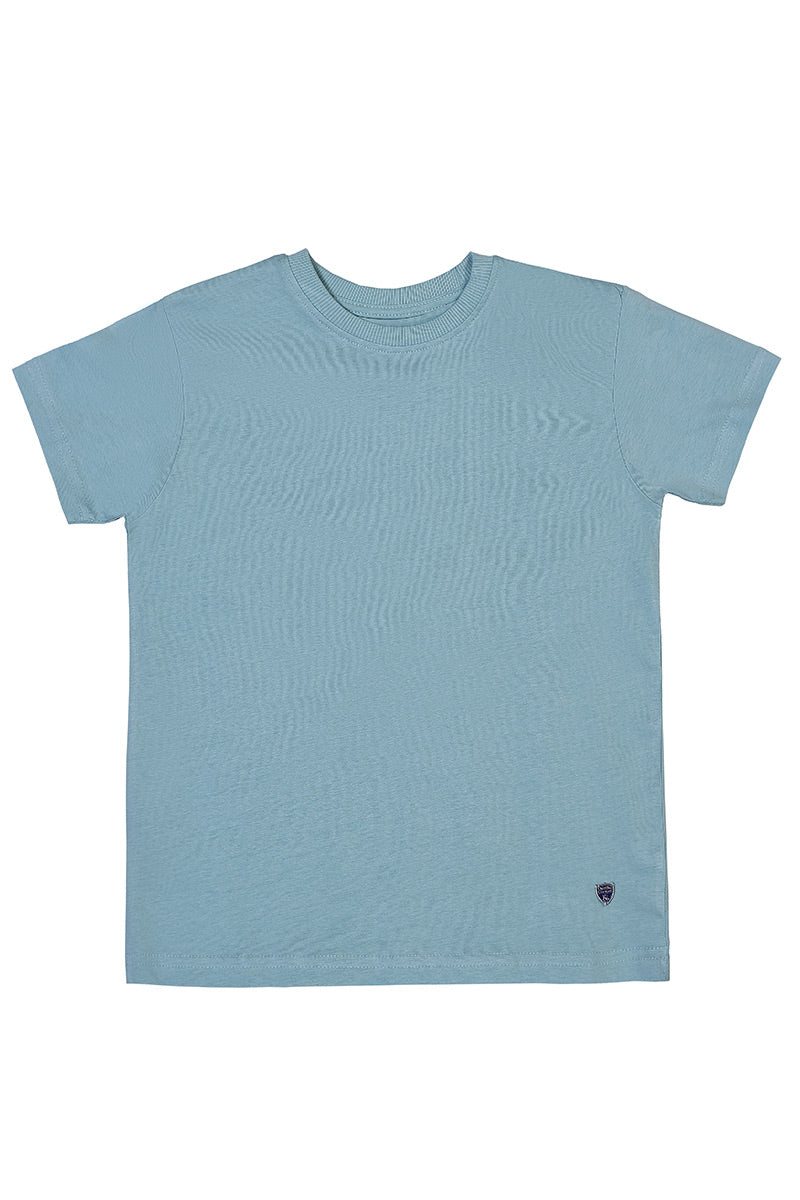 KDS-BC-12297 T-SHIRT R/N H/SLV TURQUOISE