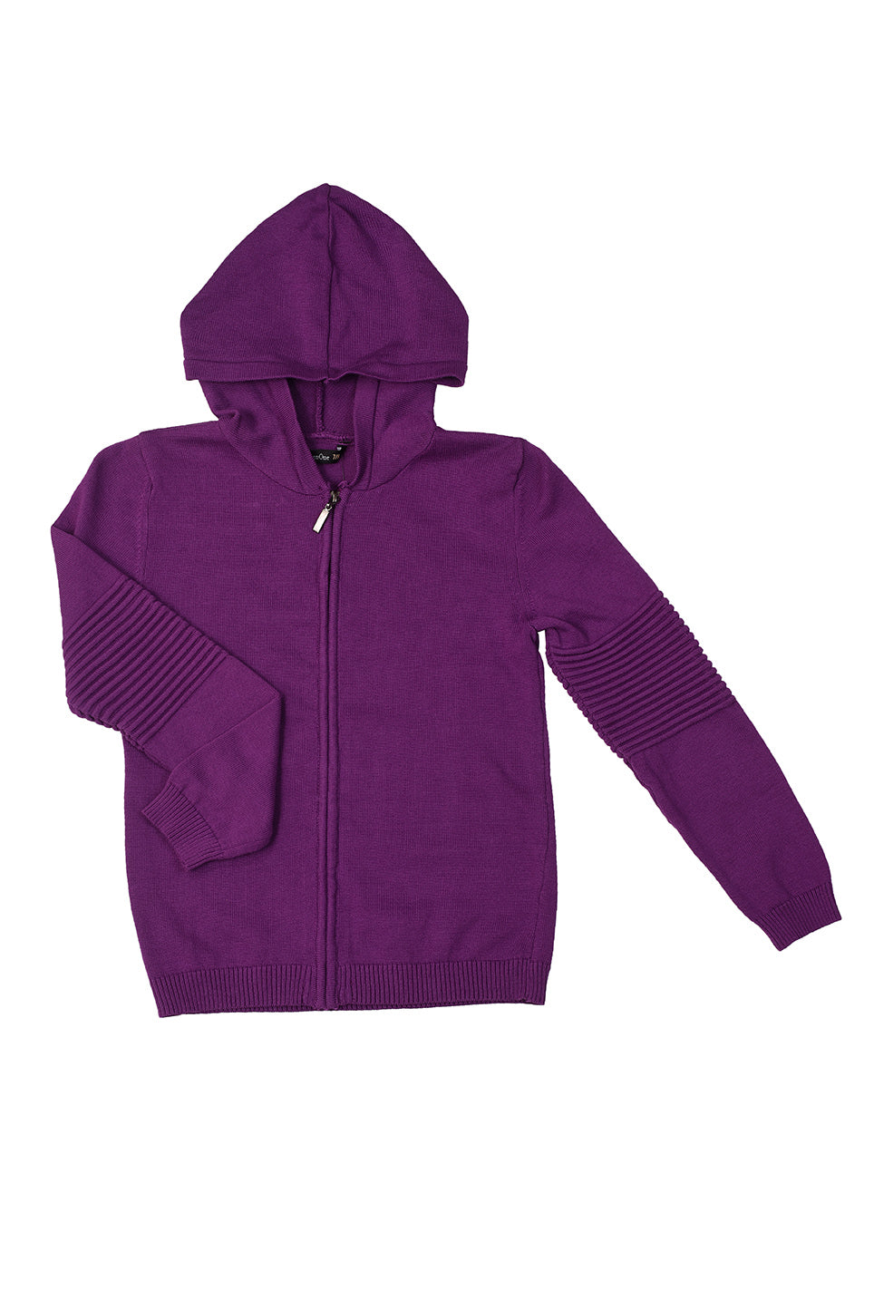 KDS-BC-12579 HOODED PULL OVER PURPLE