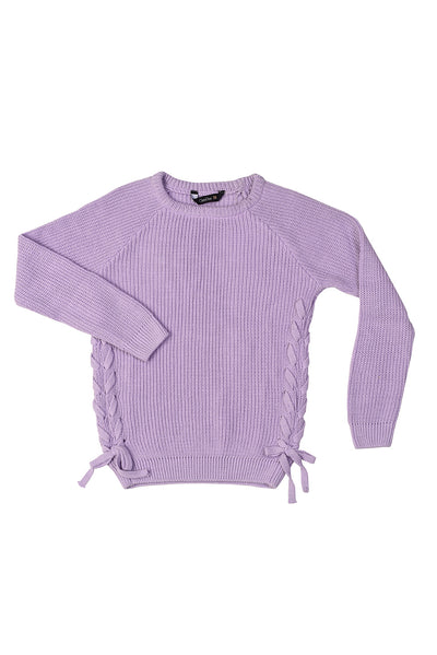 KDS-GC-12575 SWEATER F/SLV LILAC