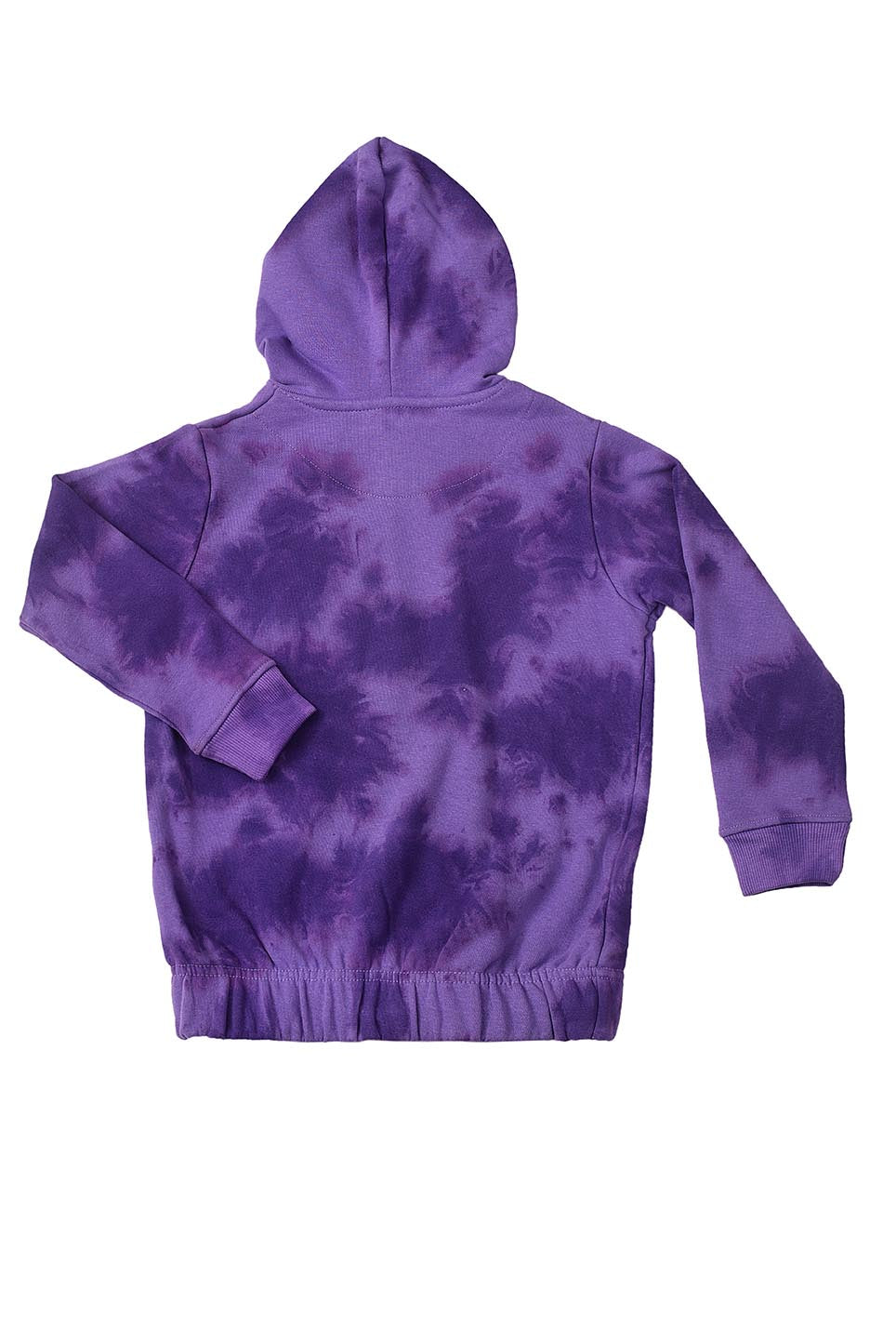 KDS-GC-12624 HOODED PULL OVER PRINTED PURPLE