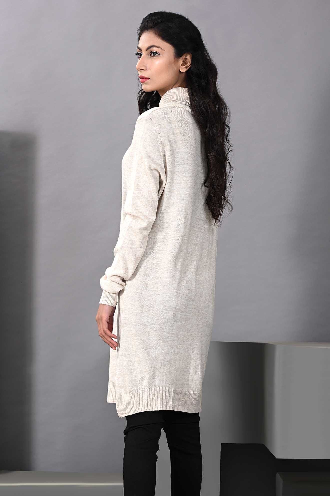 Picture of LDS-A1538 SWEATER TURTLE NECK STONE - Chenone Official - Online Shopping