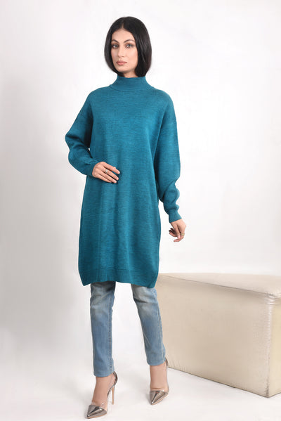 LDS-A1544 SWEATER F/SLV LONG GREEN