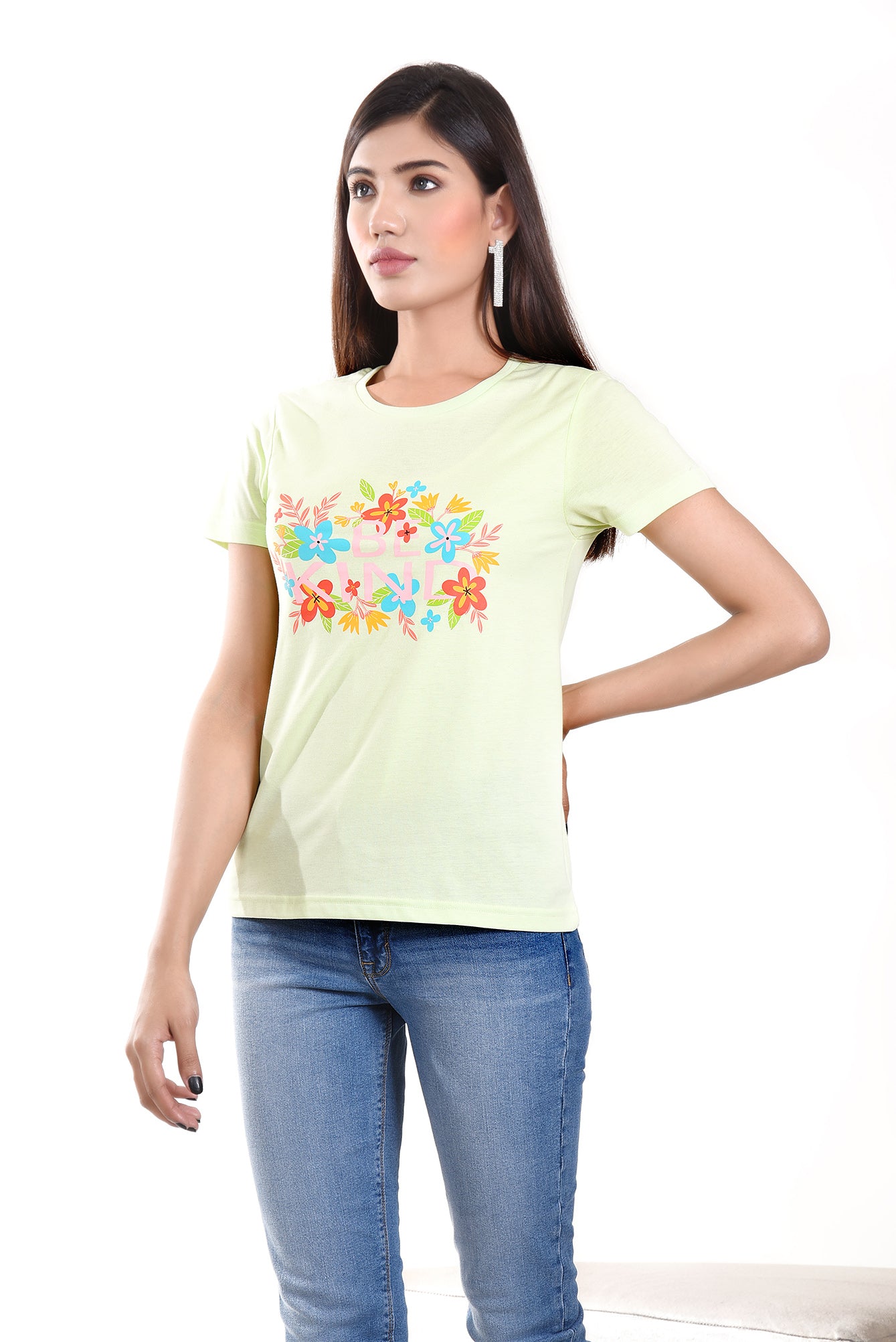 FRONT PRINTING T-SHIRT LDS-A1646