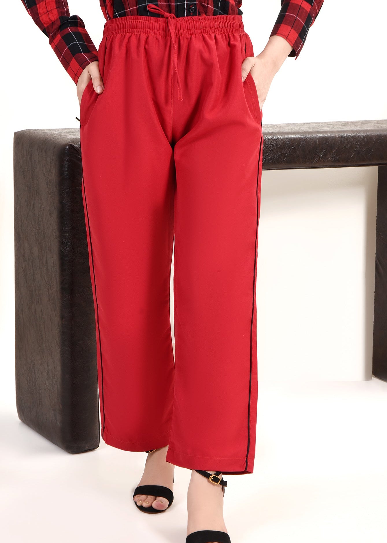 Picture of LT-1030 PULL ON TROUSER MAROON - Chenone Official - Online Shopping