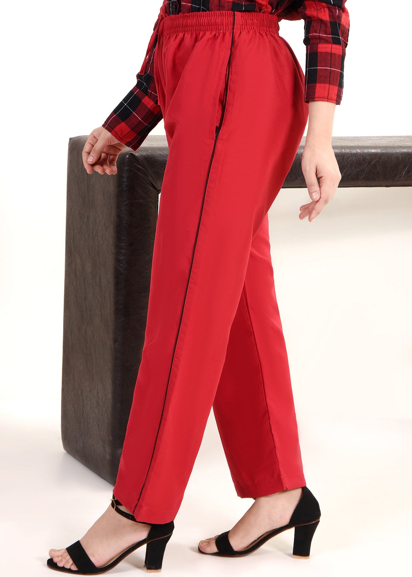 Picture of LT-1030 PULL ON TROUSER MAROON - Chenone Official - Online Shopping