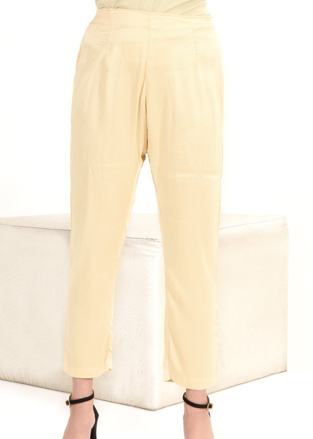 Picture of LT-1043 TROUSER/SHALWAR CREAM - Chenone Official - Online Shopping