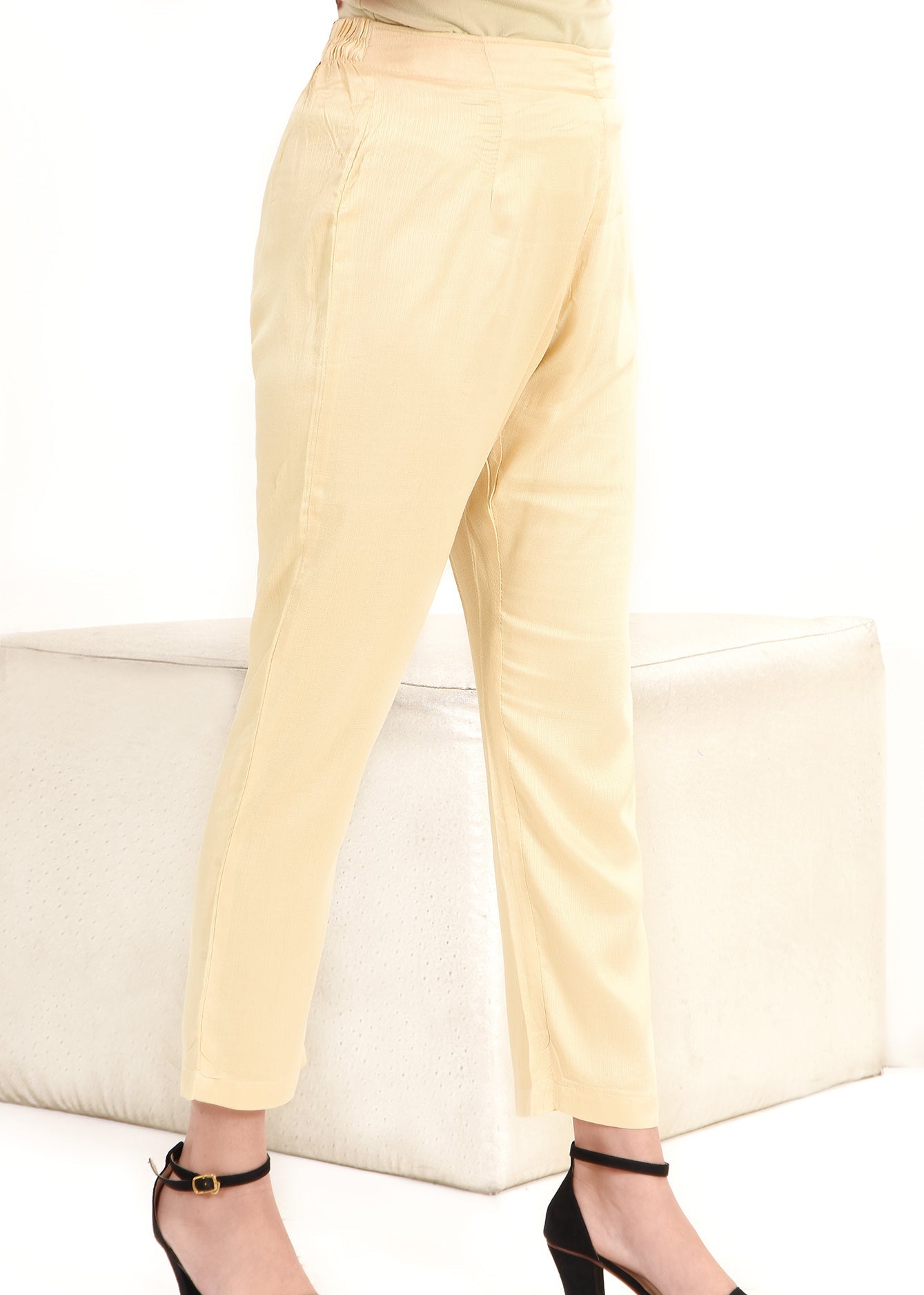 Picture of LT-1043 TROUSER/SHALWAR CREAM - Chenone Official - Online Shopping