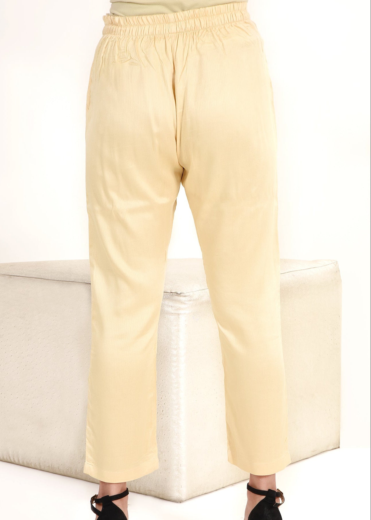 Picture of LT-1043 TROUSER/SHALWAR CREAM - Chenone Official - Online Shopping