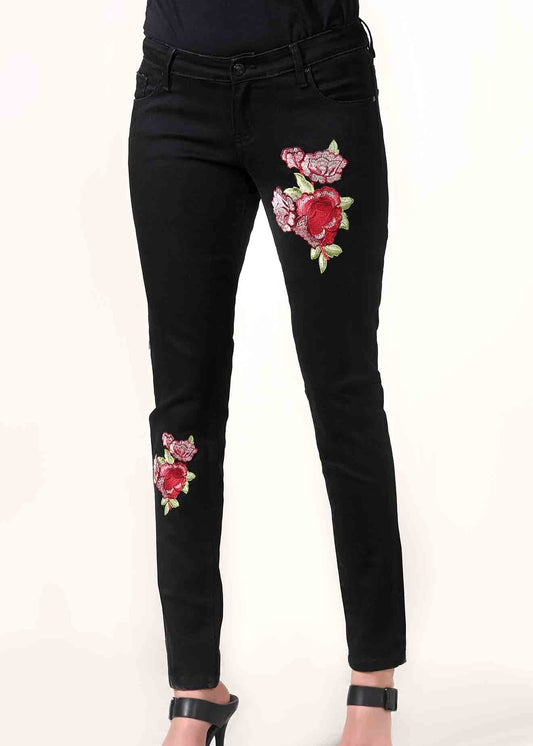 Picture of FITTED TROUSER EMBROIDERED MOTIFS LT-981 - Chenone Official - Online Shopping