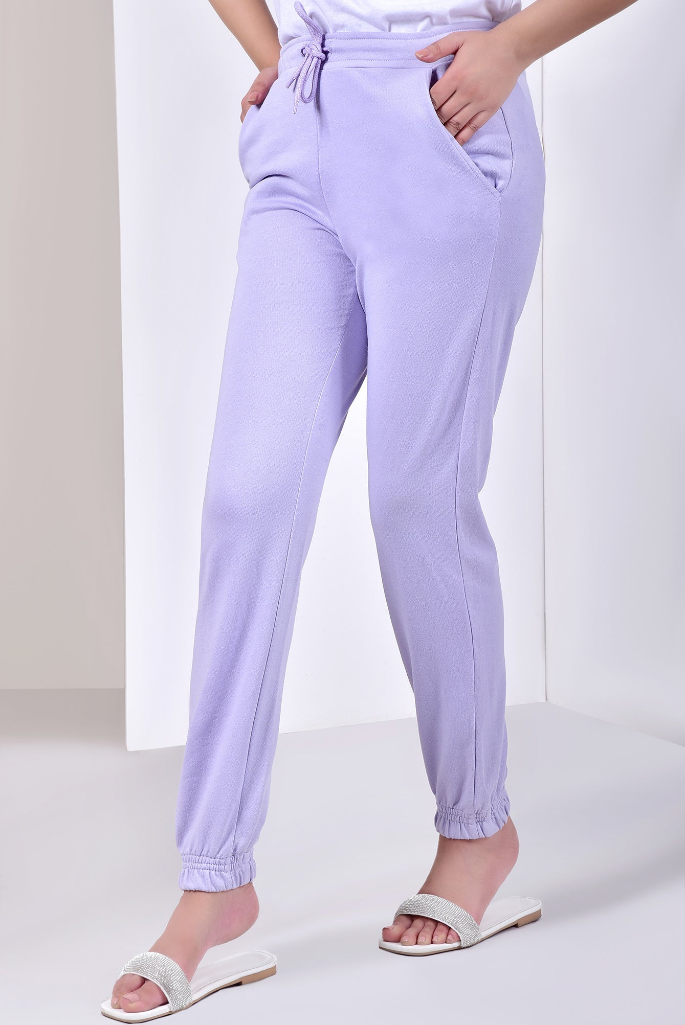 PULL ON TROUSER LILAC LT-A-1551
